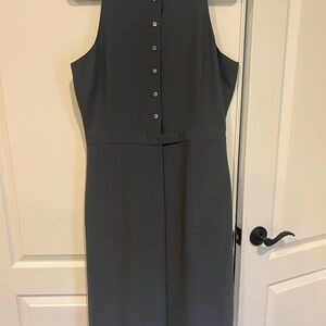 Banana Republic Gray Sleeveless Dress Size 10